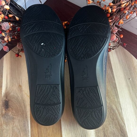 Lifestride Nile Womens Ballets Flat Sz 9 WIDE WIDTH Lux Navy Lizard Arch Support - Picture 12 of 12